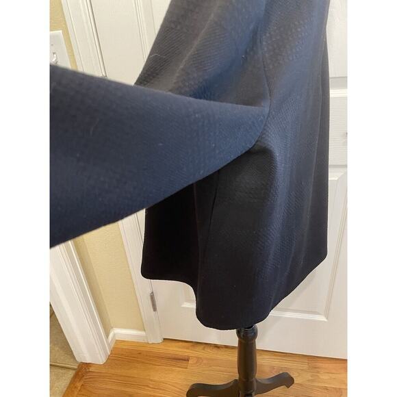 Chico’s Black Textured Boxy Blouse Size XL Career Office EUC - Picture 3 of 9